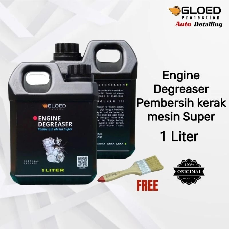 Gloed Engine Degreaser 1 Liter / Pembersih mesin cairan pembersih kerak Mesin oli motor dan mobil