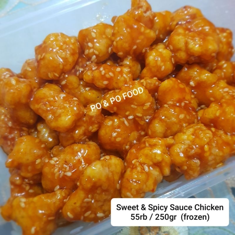 

Sweet & Spicy Sauce Chicken 250gr frozen | Ayam Saus Pedas Manis