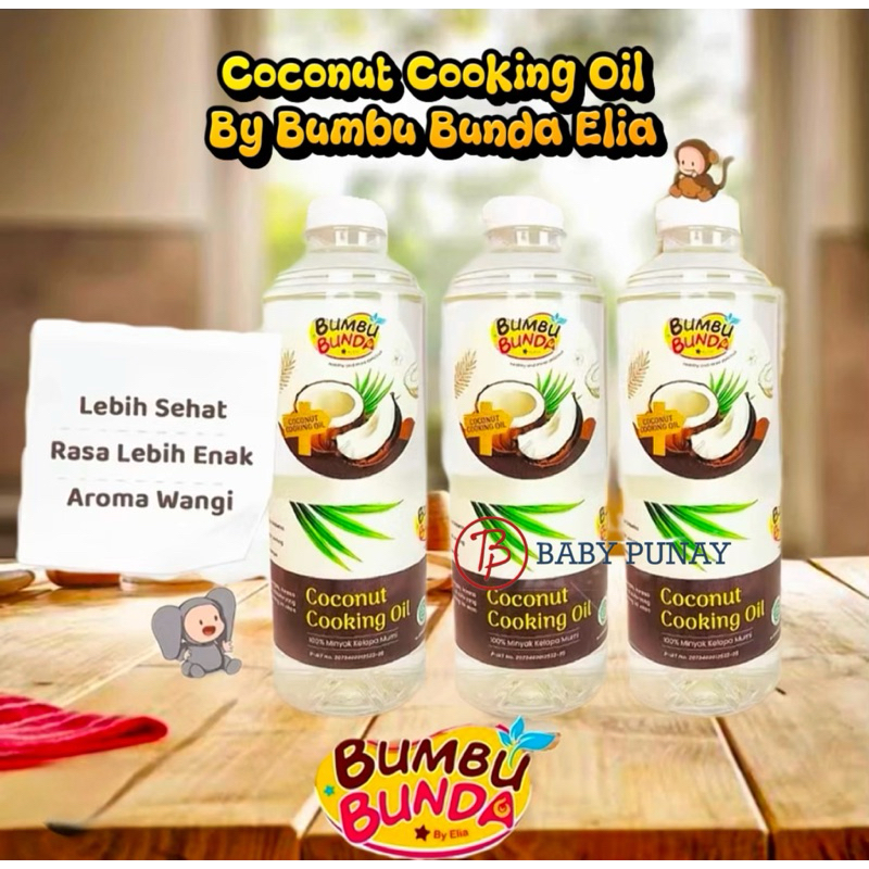 

Bumbu Bunda COCONUT COOKING OIL Minyak Goreng Kelapa Murni MPASI Bayi
