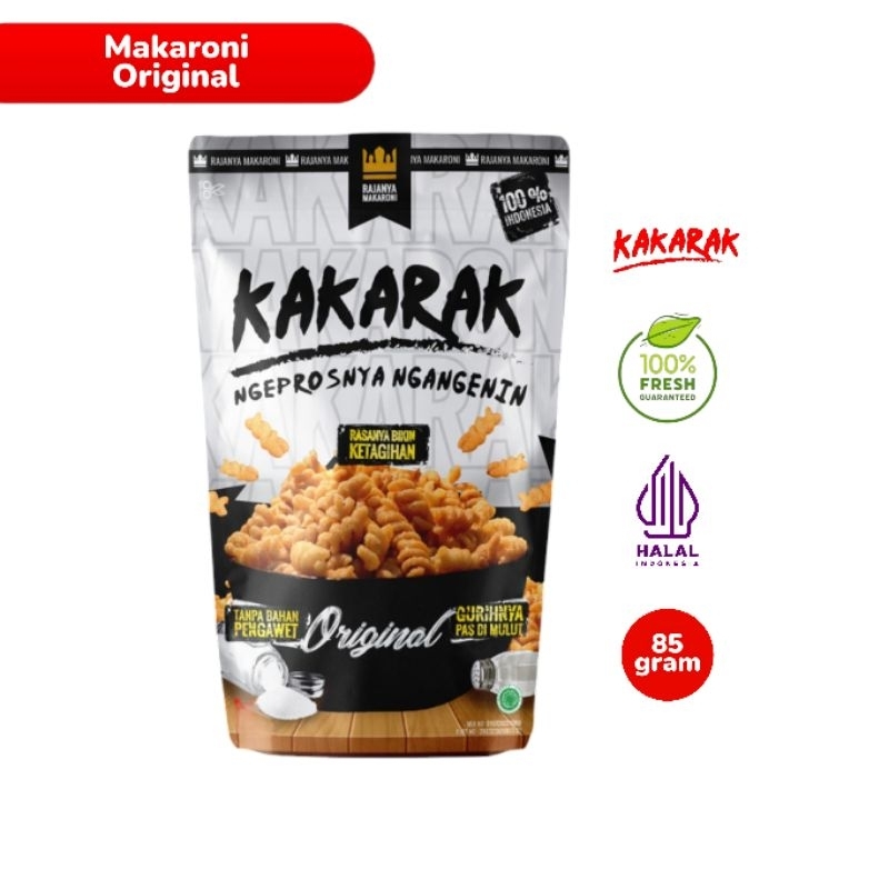 

KAKARAK - Makaroni Fusilli Rasa Original 85gr