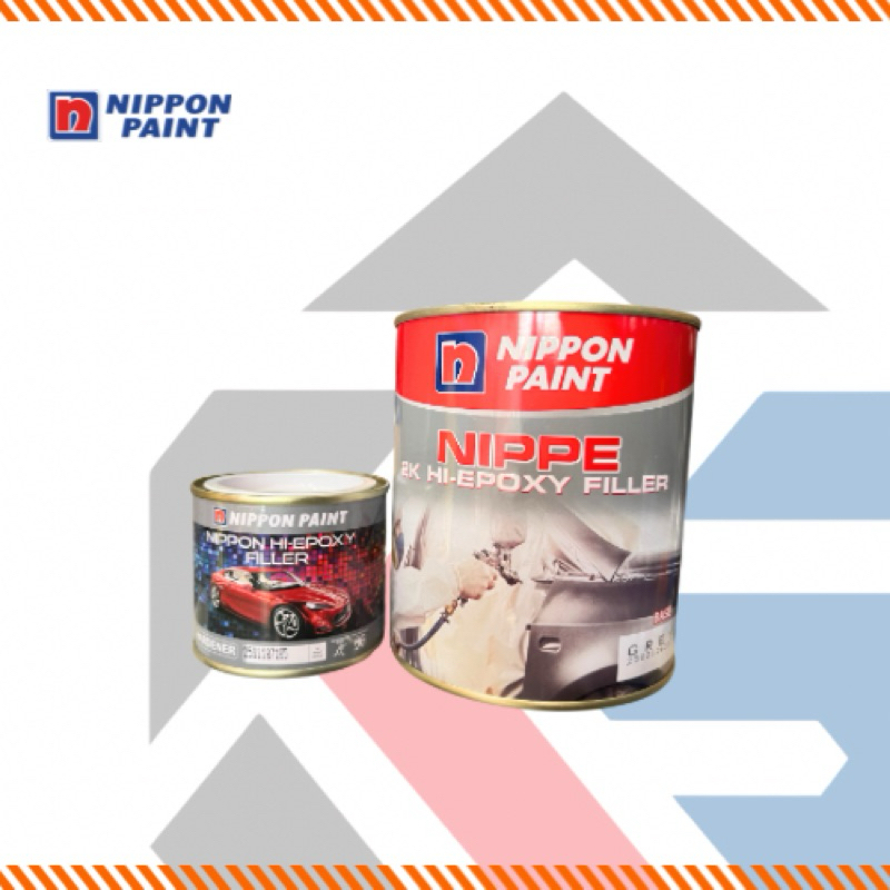 NIPPE HI - EPOXY FILLER 1 KG NIPPON PAINT / CAT DASAR MOBIL & PAGAR NIPPON PAINT