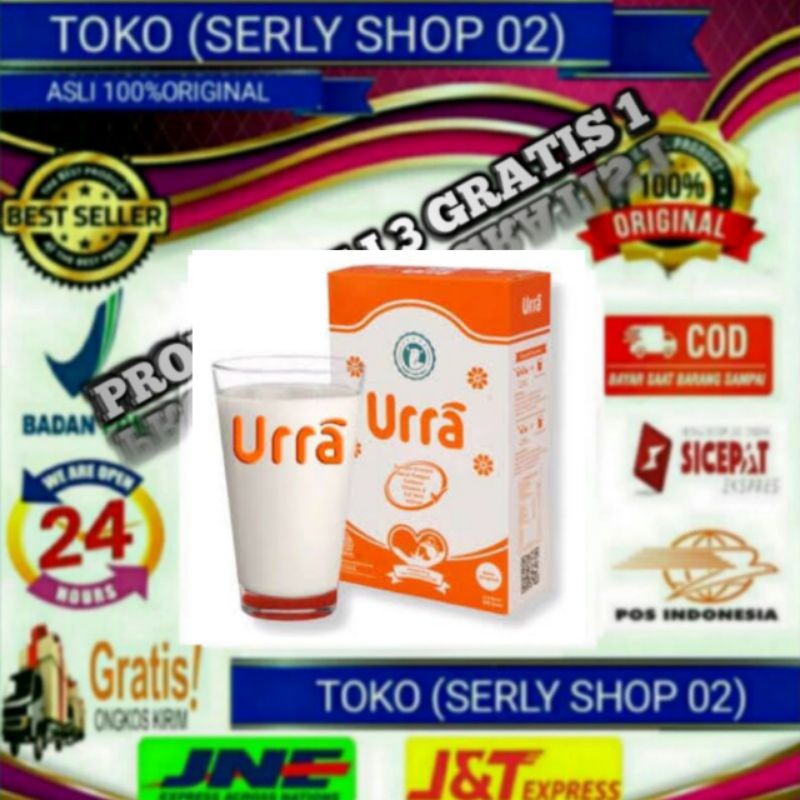 

Susu URRA - Susu Kambing Saneen Untuk Penambah Berat Badan & Tinggi Badan Anak - 1 Box