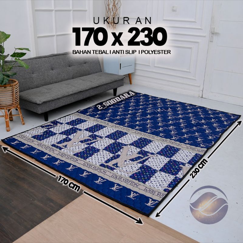 Karpet lipat lantai karakter tebal ukuran jumbo 230x170
