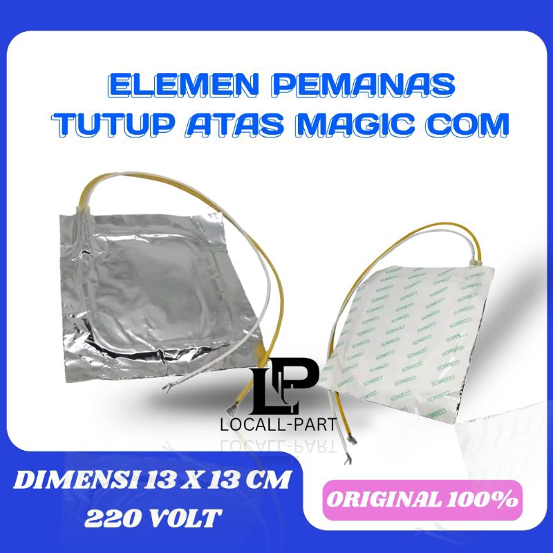 ELEMEN PEMANAS MAGIC COM ALUMINIUM FOIL ATAS TUTUP MAGIC COM ELEMEN PEMANAS RICE COOKER