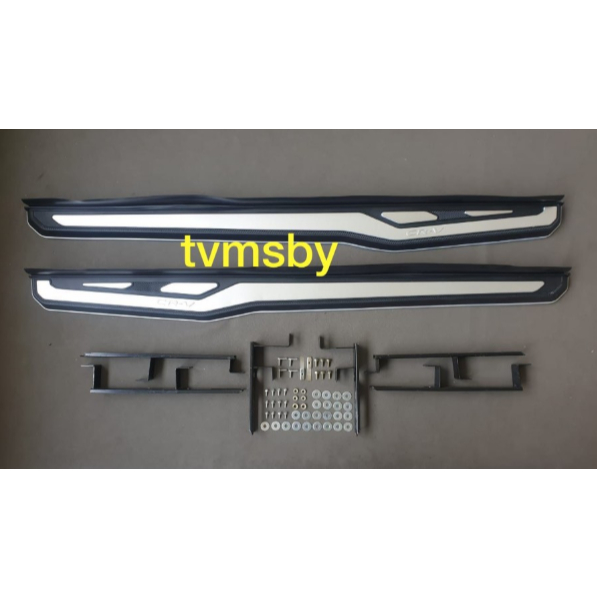 Foot Step Footstep Pijakan Kaki Honda CRV Turbo 2017 UP Silve