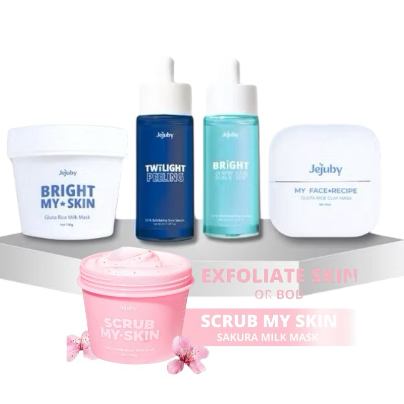 JEJUBY WHITENING MASK Gluta Rice Milk Mask Masker BODY MASK