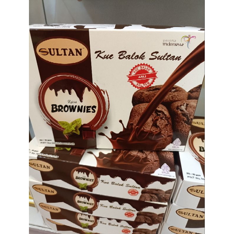 

Kue Balok Brownies Lumer Sultan Isi 10