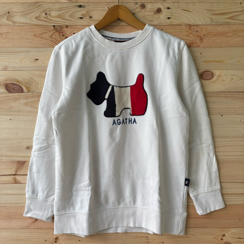 Crewneck Hoodie Agatha Paris Originals - Second Very Good Condition Untuk Laki Laki & Perempuan
