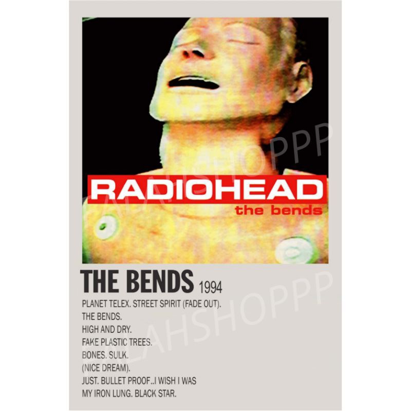 Poster Album The Bends - Radiohead