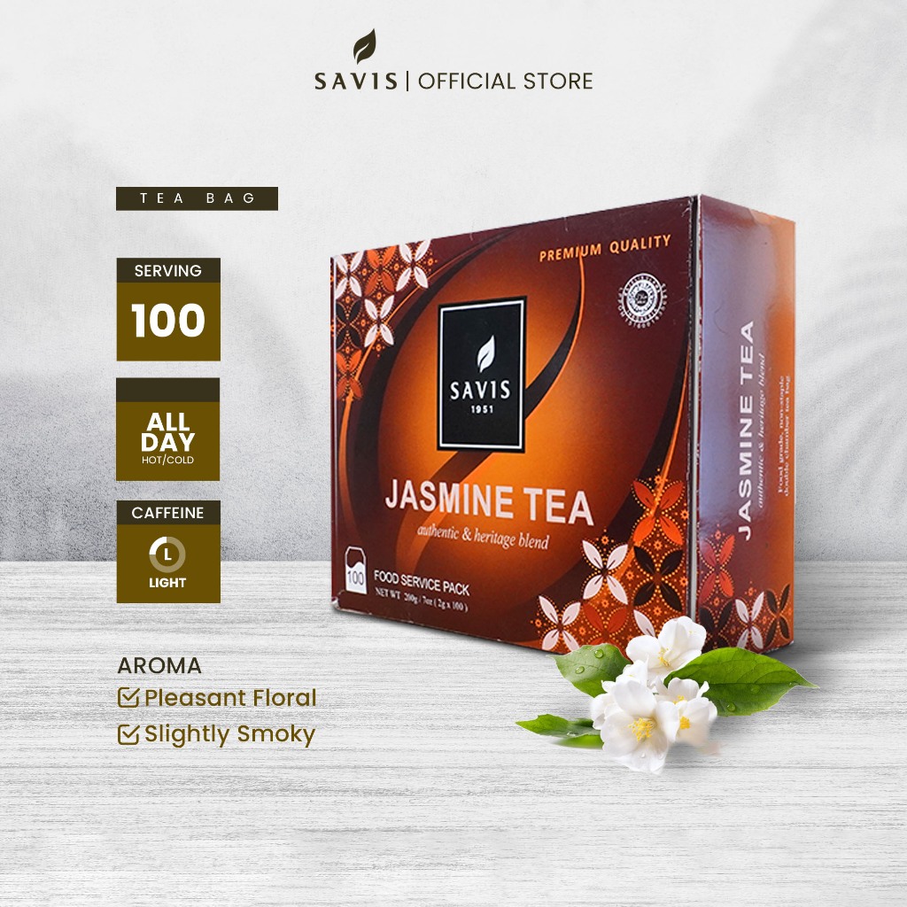 

Savis - Jasmine Tea 100 Teabag