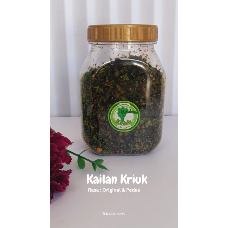

Kailan krispi gurih dan renyah camilan sayur sehat
