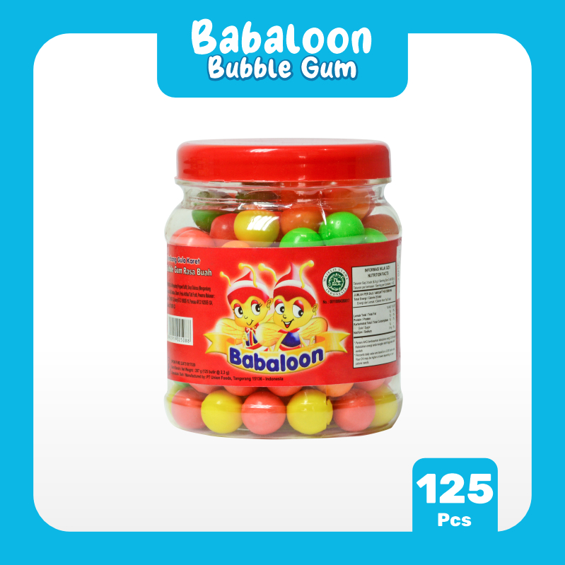 

Permen Karet Babaloon 288 gram | 125 BUTIR