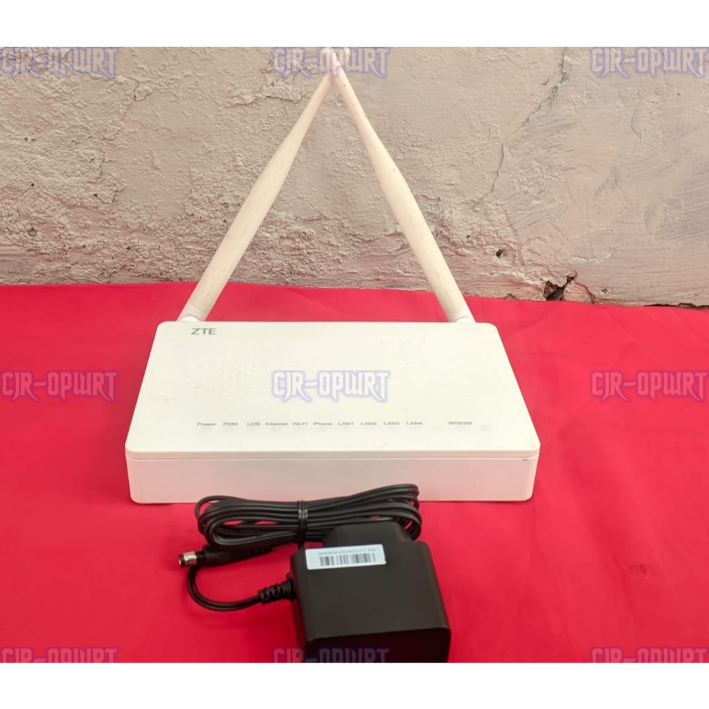Roter Modem WiFi OnT  ZTE ZTE F609 V2 2017 Bekas Berkwalkitas Mulus no minus ALL Tested