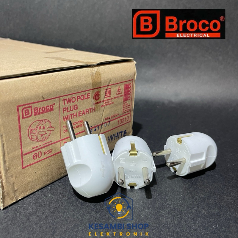 Steker BROCO Steker Arde BROCO Colokan Listrik Colokan BROCO 13310