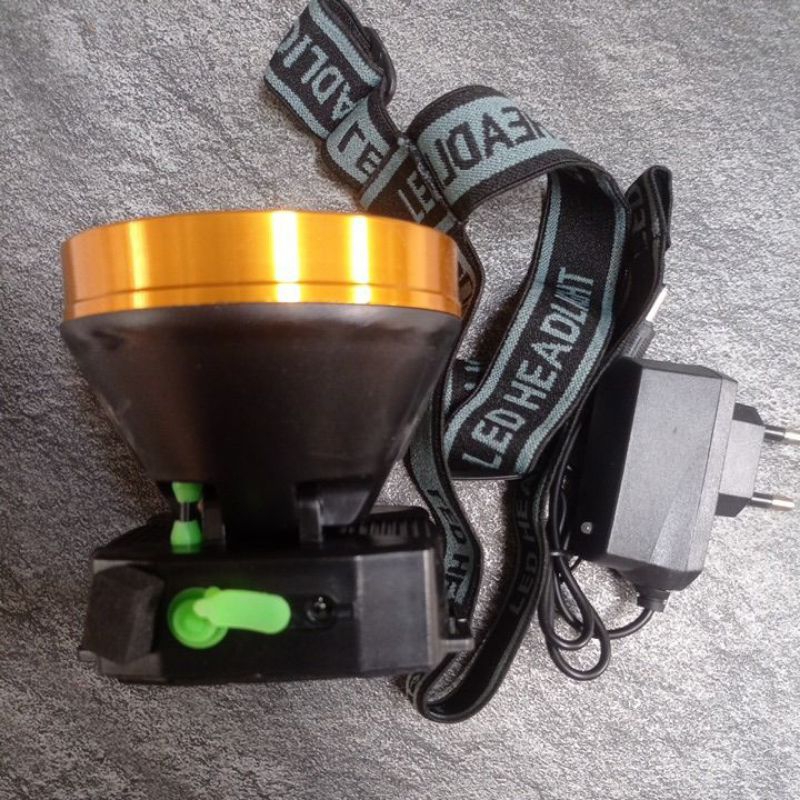 LAMPU SENTER KEPALA CHARGER VX 24 FOX