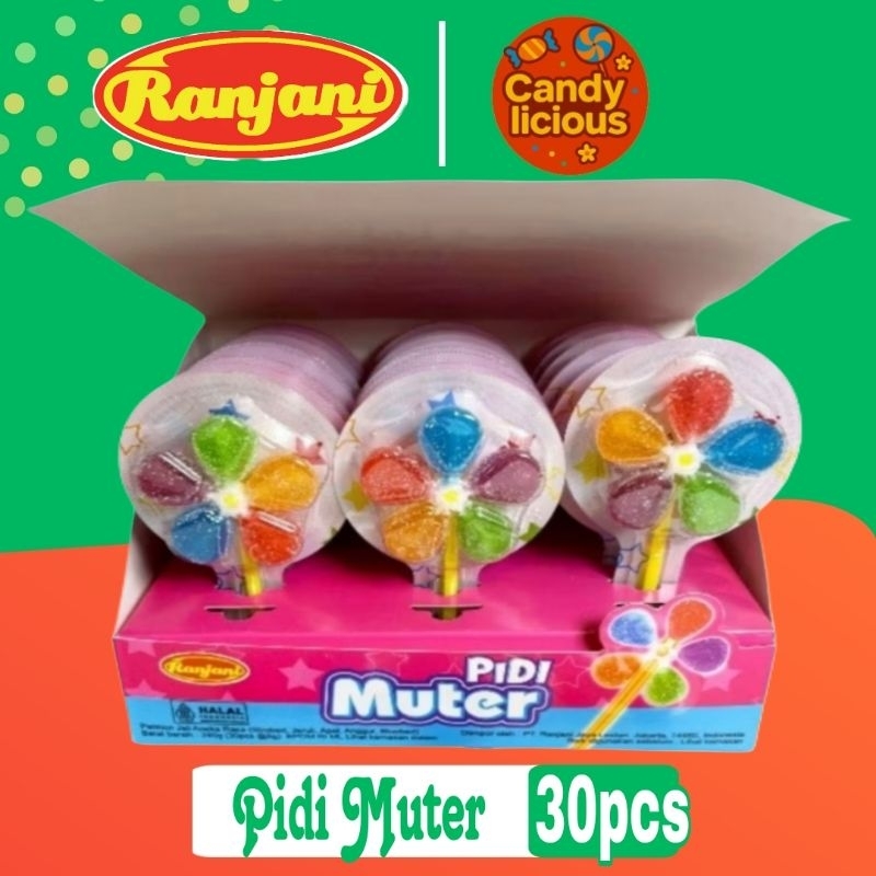 

Permen Ranjani Pidi Muter Bentuk Kincir Display Box isi 30pcs