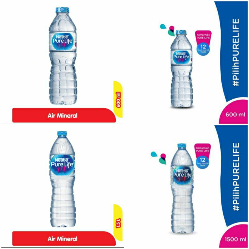 

Nestle Pure Life Air Mineral Botol 600ml