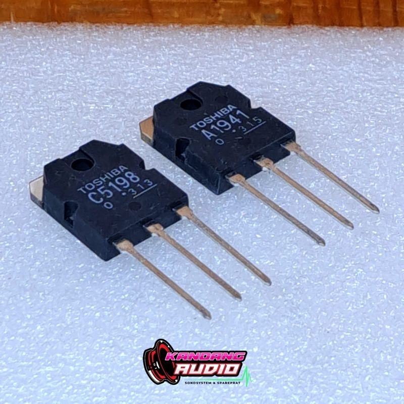 TRANSISTOR TOSHIBA C5198/A1941 ORIGINAL JAPAN TU2T