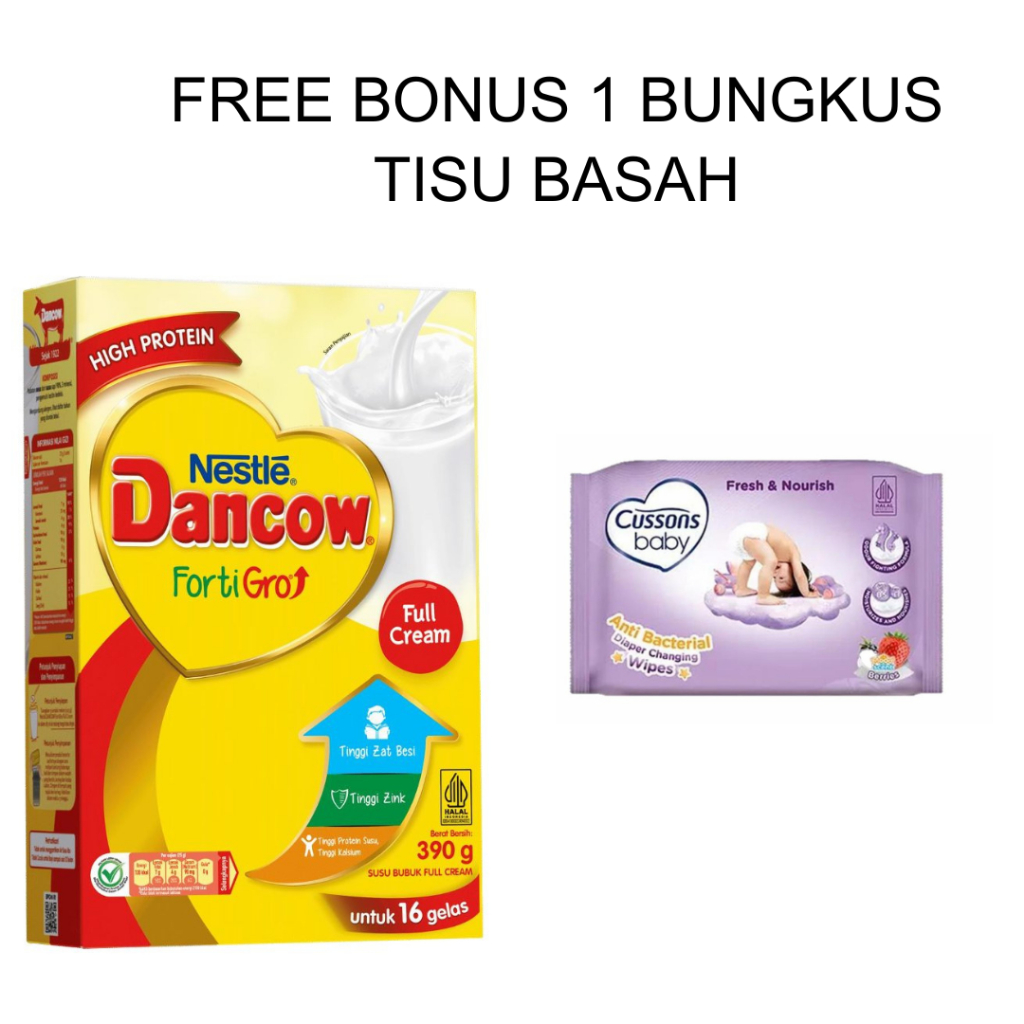 

DANCOW FortiGro Full Cream 390g – Susu Bubuk Bergizi untuk Anak & Keluarga