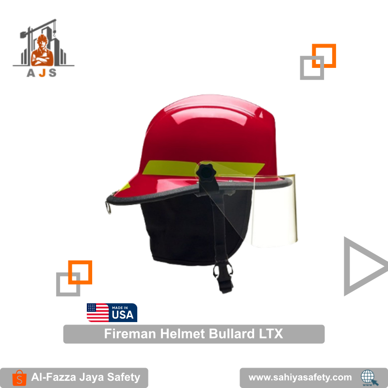 Fireman Helmet Bullard LTX - Helem Pemadam Kebakran Bullard LTX Original
