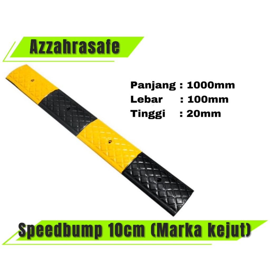 Speed Hump 10CM KARET Rubber Speed Bump Kecil