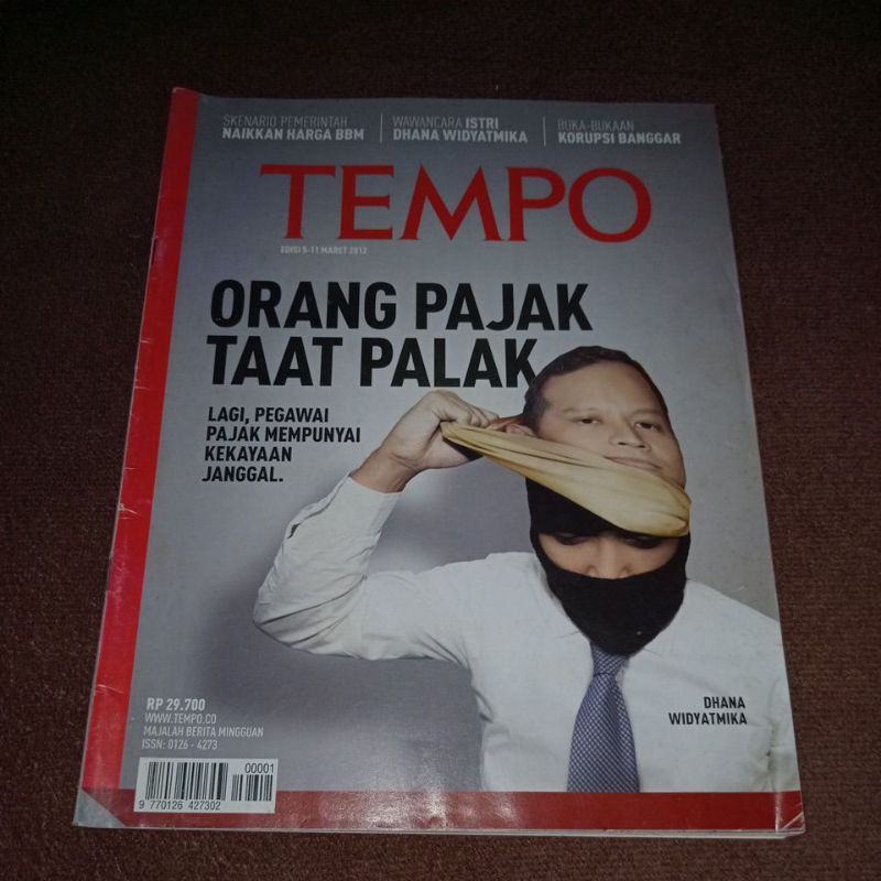 MAJALAH TEMPO EDISI 5-11 MARET 2012 - ORANG PAJAK TAAT PALAK