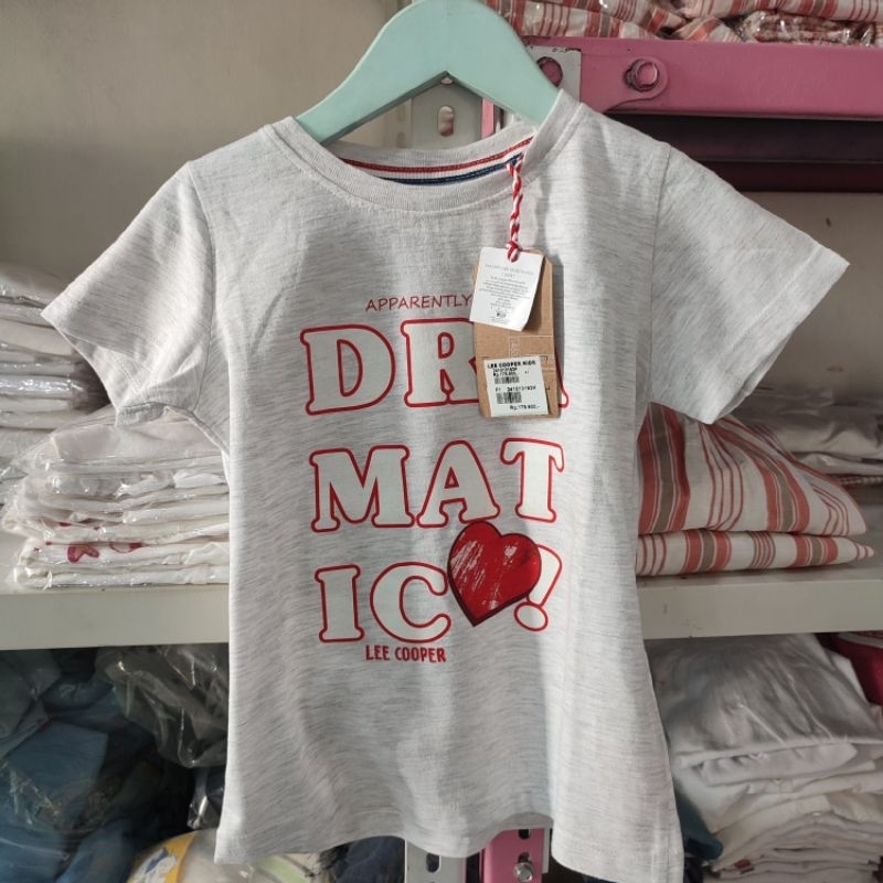 New 4-10 th kaos anak perempuan Lee cooper