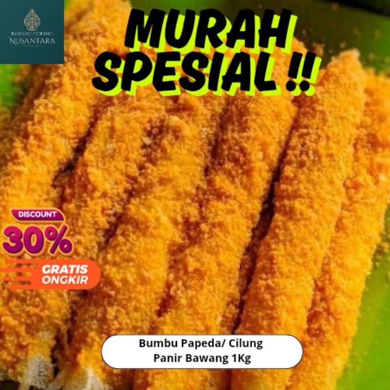 

Tepung Panir Bawang/Bumbu Papeda Cilung 1Kg