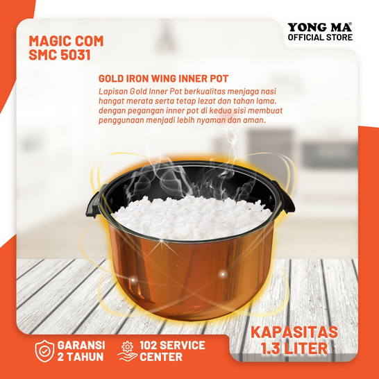 MAGIC COM YONGMA 5031 - MAGIC COM 1,3 LITER