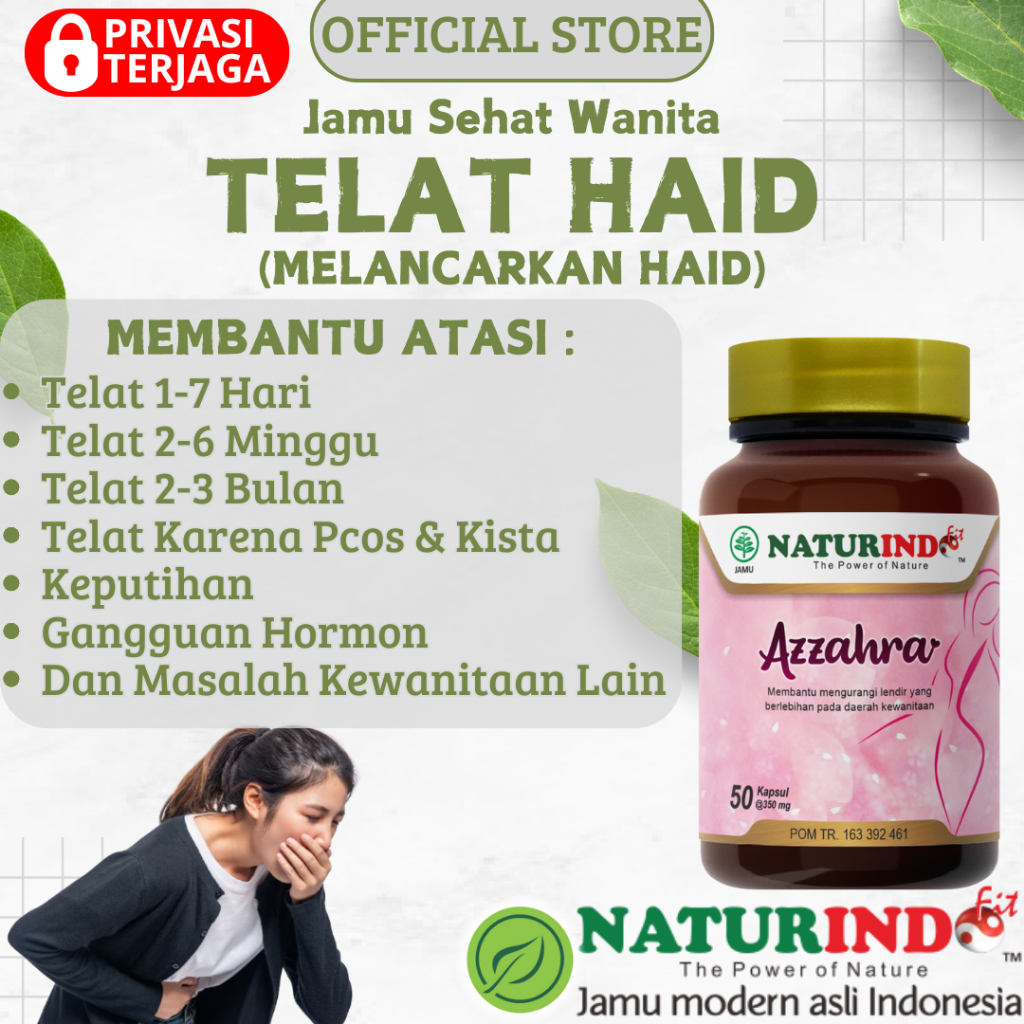 Obat Herbal Telat Haid Datang Bulan Telat Menstruasi Gangguan Hormon Kewanitaan Pelancar Haid