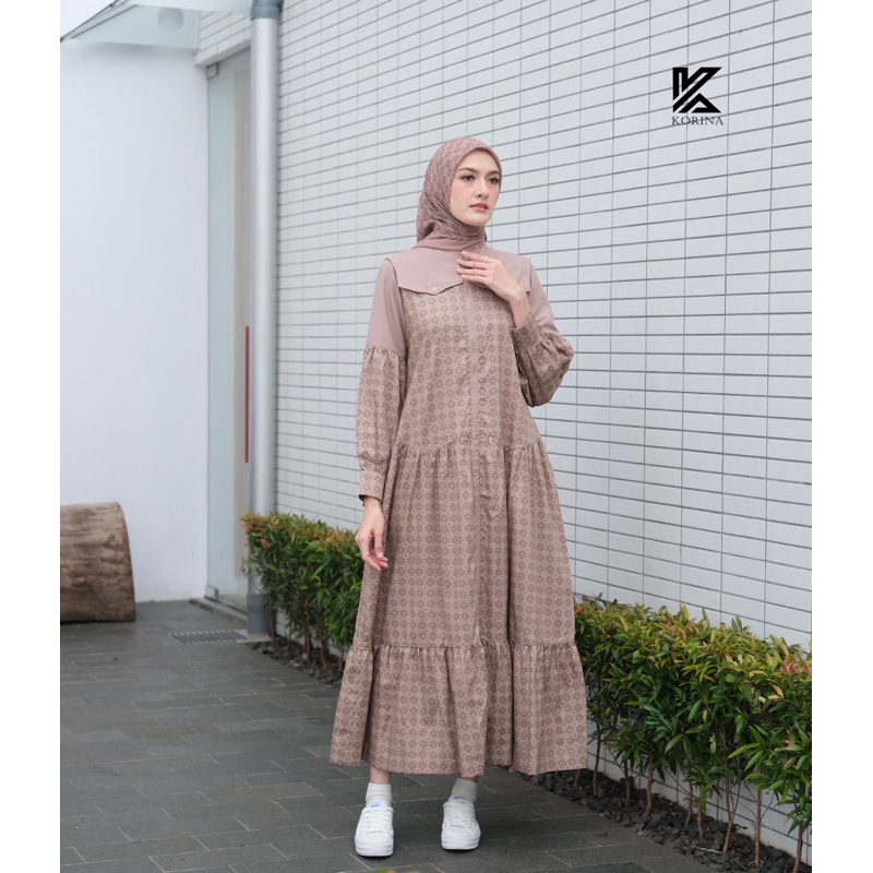 Korina Zevana midi dress