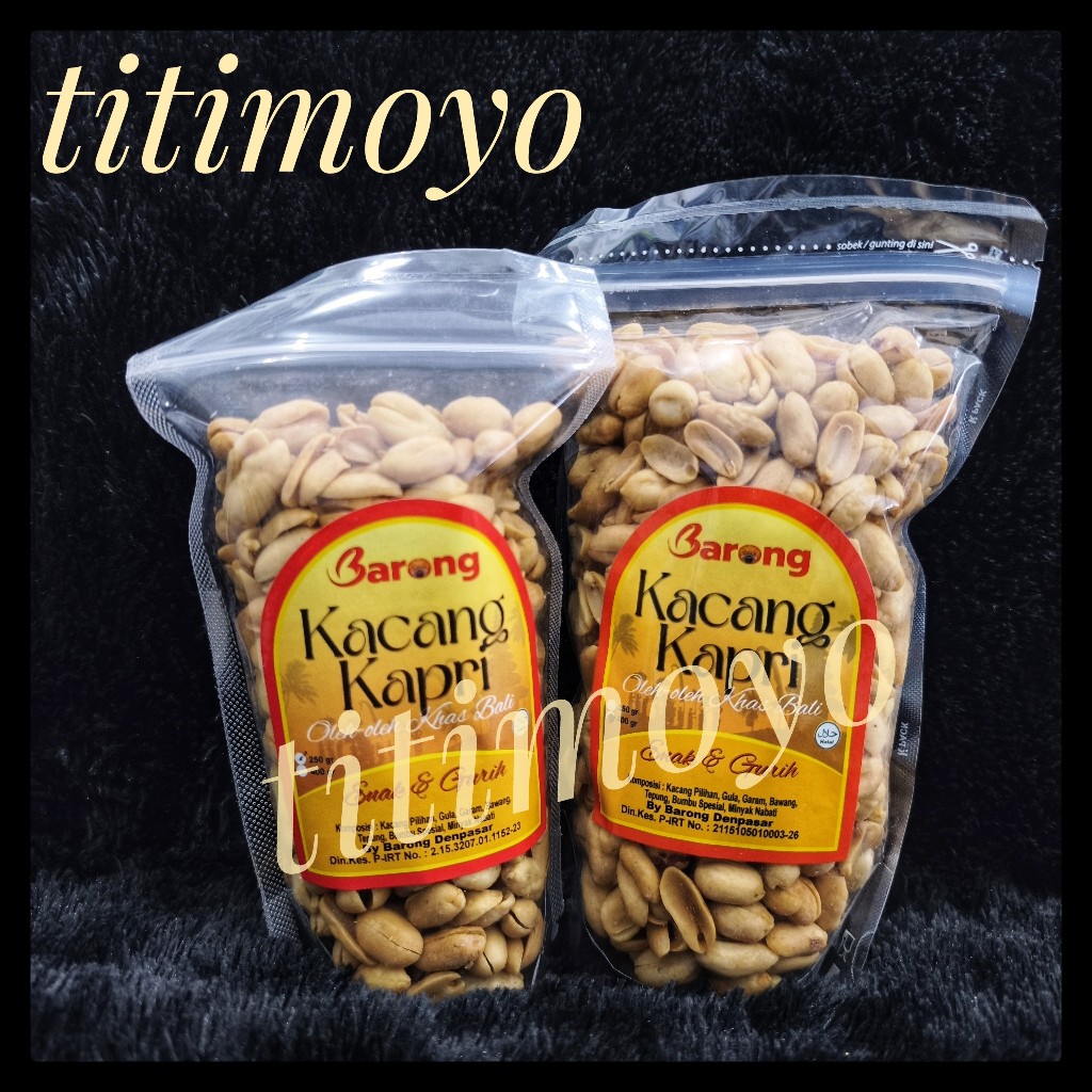 

Kacang Bali "BARONG" Kacang Kapri 250Gr dan 400Gr