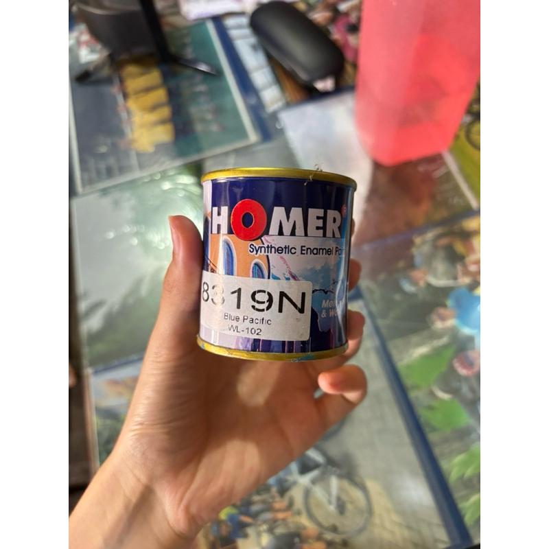 cat homer 8319n warna blue pacific WL-102