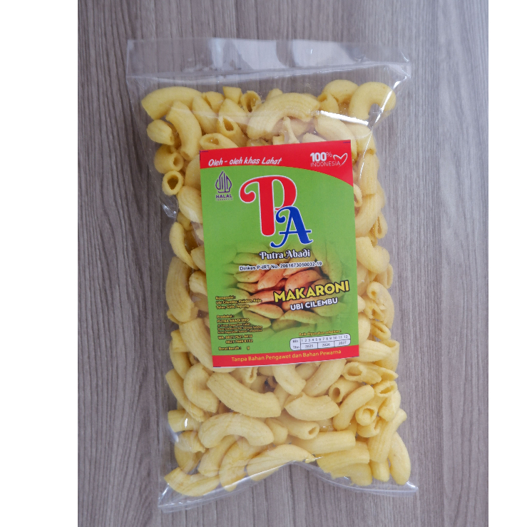 

Makaroni Ubi Cilembu_Putra Abadi_200 Gram
