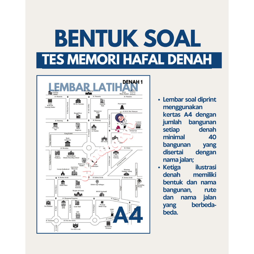 

LEMBAR LATIHAN TES MEMORI HAFAL TIGA DENAH (A4)