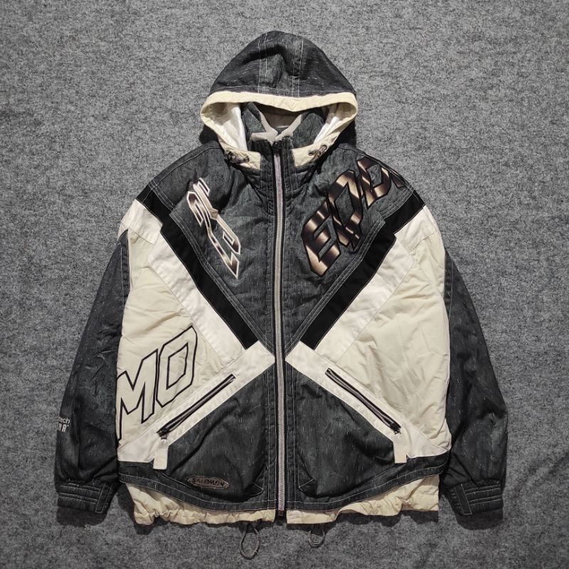 JACKET SKI SNOWBOARD OUTDOOR SALOMON COLORBLOCK/COLOURBLOCK VINTAGE THRIFT/SECOND