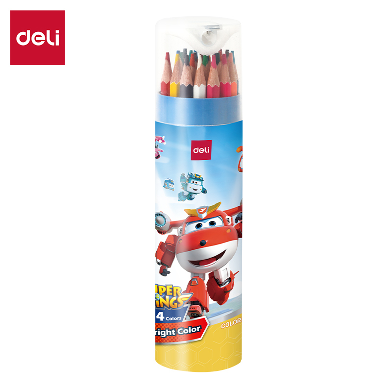 

Deli Super Wings Color Pencil Tabung 24 Warna C00827