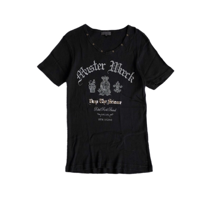 Y2K TAKAIQ POEM RING TEE GRUNGE