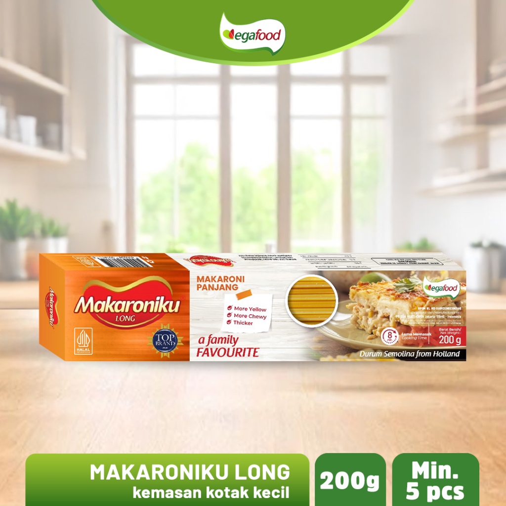 

MAKARONIKU Long / Macaroni Pasta Panjang 200 gram