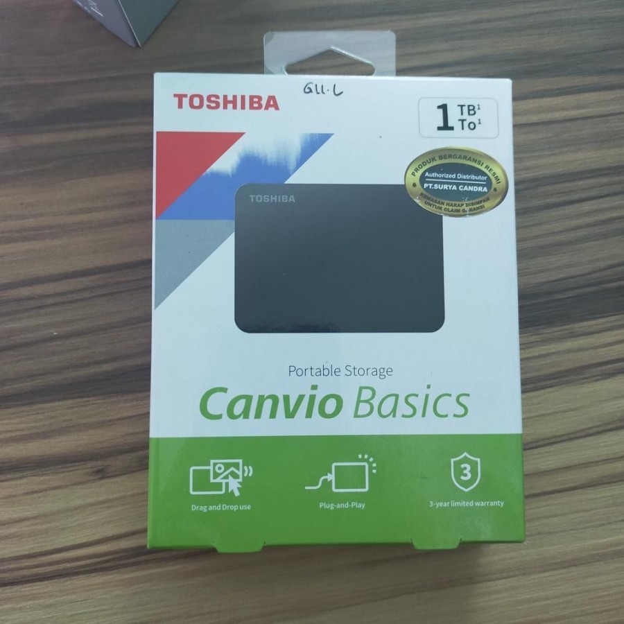 HARDISK EXTERNAL TOSHIBA 2,5 CONVIO BASICS - 1TB