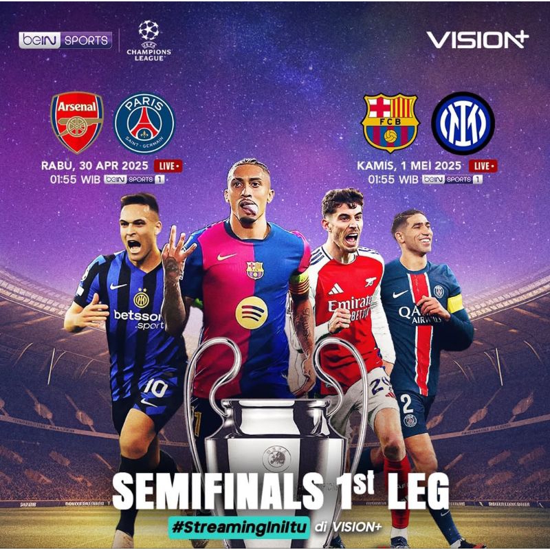 Voucher Vision Plus Bein Sport 30 Hari Paket Vision+ Promo