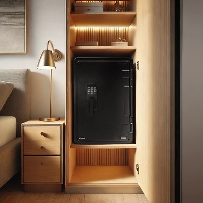 Krisbow Brankas Tahan anti Api dan Air Besar 1.3 Meter 130 x 70 x 64 Cm