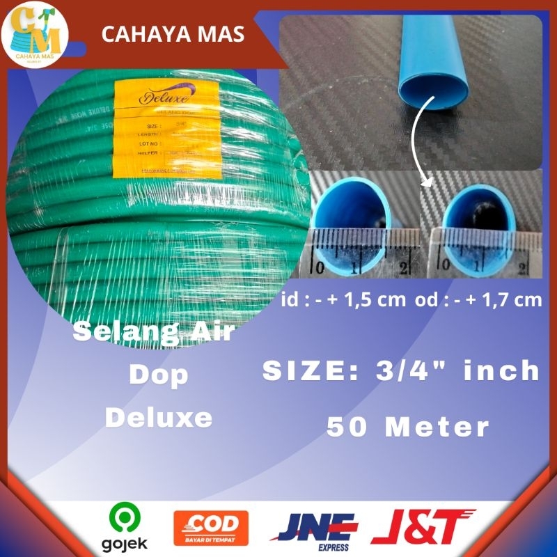 Selang Air Dop Deluxe 3/4" 50 meter