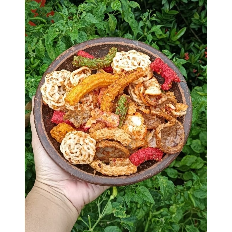 

Kerupuk seblak mix kemasan ecer