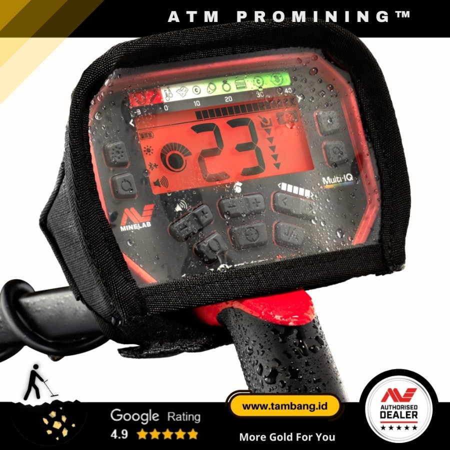 Vanquish 540 minelab metal detector dan waterproof coil