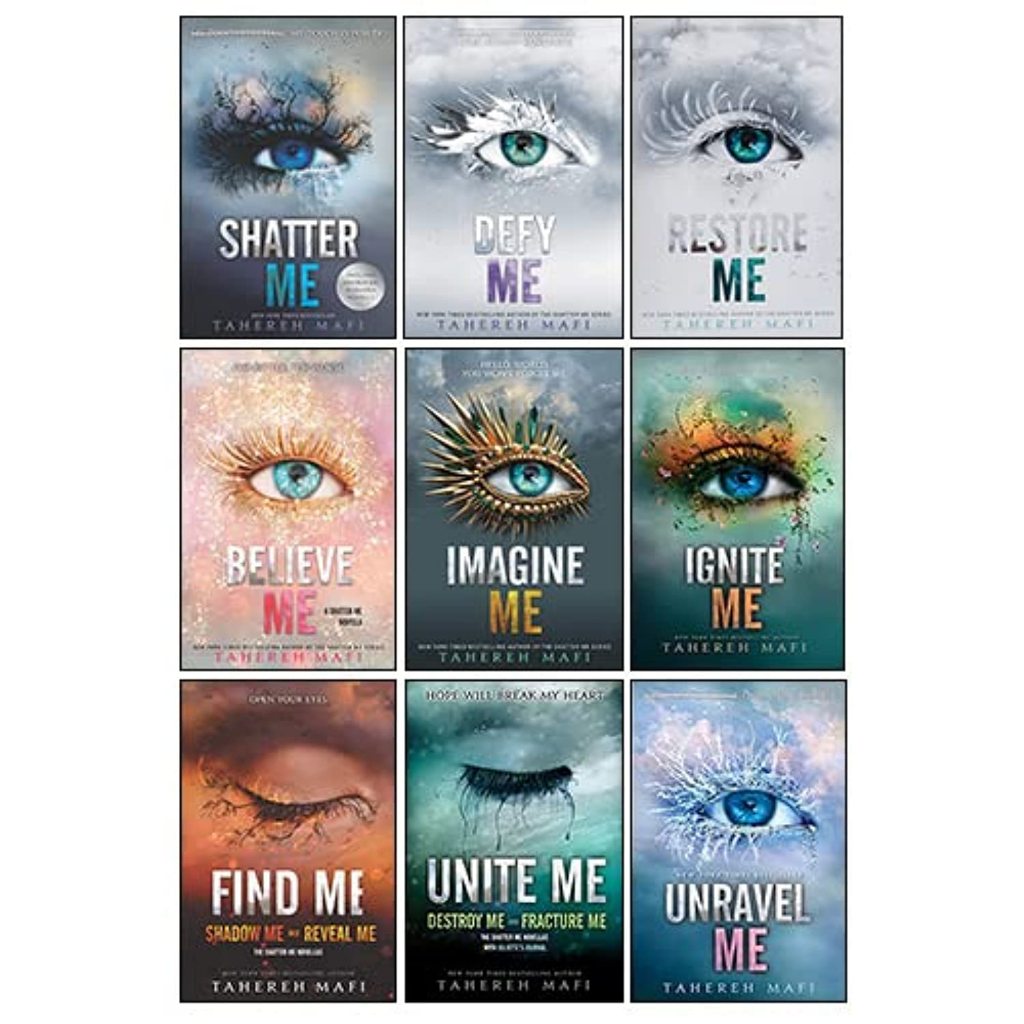 [ENGLISH] PAKET 9 SHATTER ME SERIES - UNITE ME, UNRAVEL ME, RESTORE ME, FIND ME, DEFY ME, BELIEVE ME