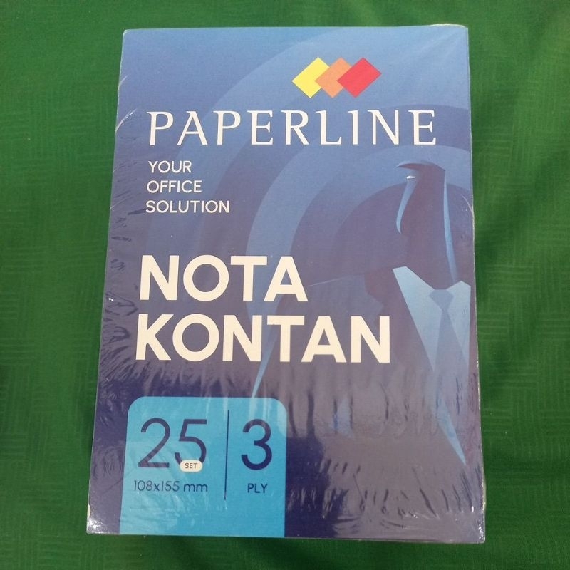 

Nota Kontan PAPERLINE 3ply 25set (kecil)