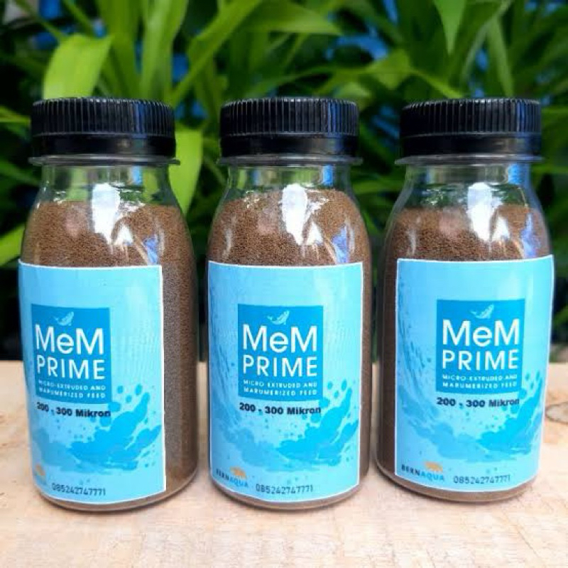 PELET MEM PRIME 200 300 300 500 500 800/ Pellet MEM 30 Gram 50 Gram 100 Gram / Pakan Ikan