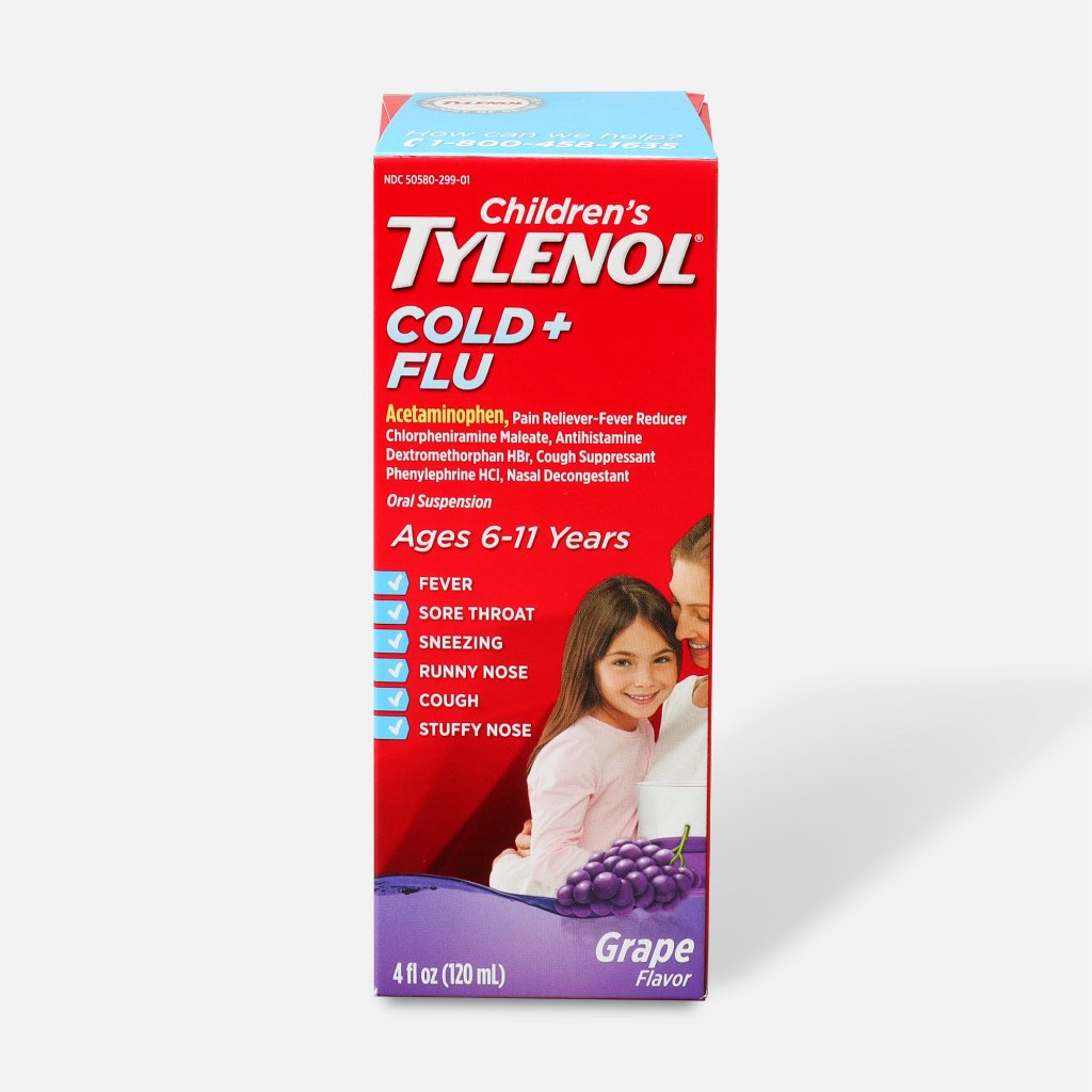 Obat Pereda Pilek + Batuk + Hidung Beringus Children's Tylenol Cold + Cough + Runny Nose Relief Liqu
