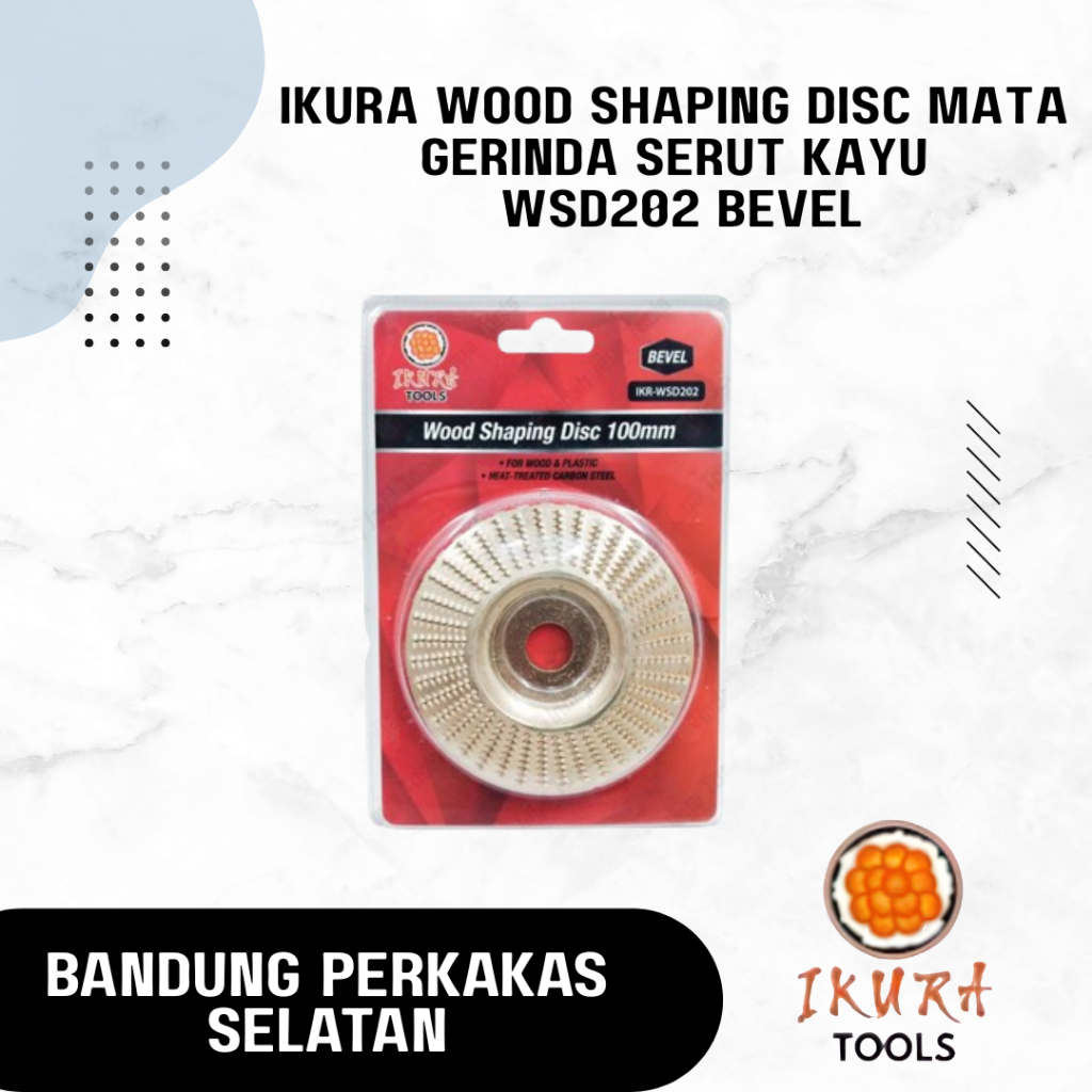 IKURA Wood Shaping Disc Mata Gerinda Serut Kayu Gergaji Carving Ukir Kayu Gerus Kayu Amplas Kayu - W